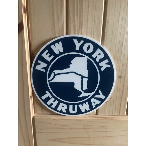 New York State Thruway Road Sign 3D Print Design - Picture 1 of 2